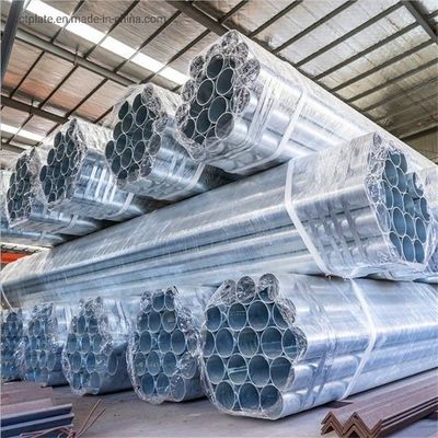 15mm Hot Dipped Gi Round Steel Tubing Pre Galvanized Steel Tube Processing Decoiling