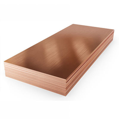 Water Heater Brushed Copper C11000 Sheet Copper Sheet Brush Sheet Elongation 10-100