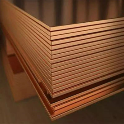Beryllium Copper Sheet 0.3mm 5mm C17200 Copper Sheets ASTM Standard 99.9% Purity