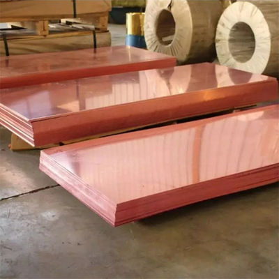 Beryllium Copper Sheet 0.3mm 5mm C17200 Copper Sheets ASTM Standard 99.9% Purity