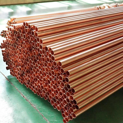 Direct Supply Tube C1020 C1100 C1221 C22000 C23000 Copper Pipe with 45-50 Elongation