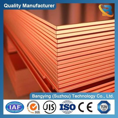 3mm 4mm 5mm 6mm Copper Brass Plate Sheet with ASTM T2 H65 H62 C1100 C1220 C2400 C2600