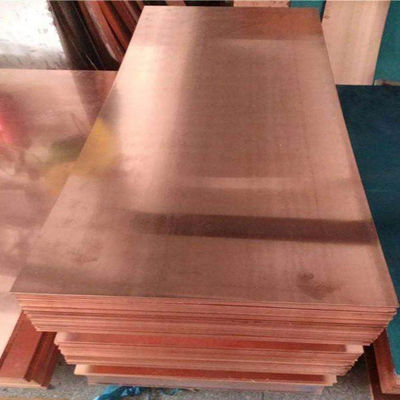 Red BYAS-121 1.2mm Cu ETP High Conductivity Pure Copper C10100 Cw004A Sheet Plate