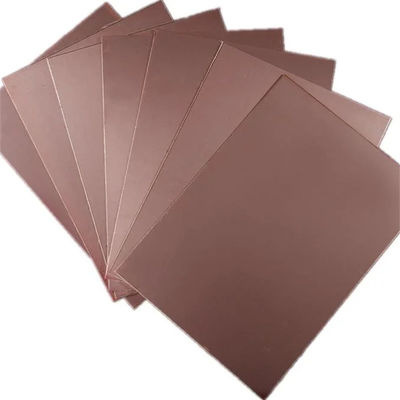 Copper Plate 0.5mm 1mm Thick Polished Surface C1100 Silver Plated Sheet for Electrolytic