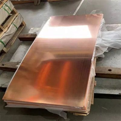 Copper Sheets 3mm 5mm 20mm Thickness 99.99% T2 4X8 for Water Heater Production Line