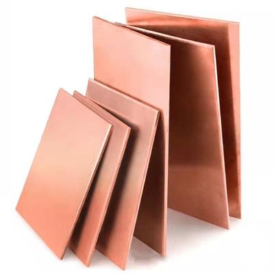 22-25MPa Copper Sheet 99.99 Pure Copper Sheet Professional for Water Tube Applications