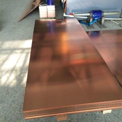 22-25MPa Copper Sheet 99.99 Pure Copper Sheet Professional for Water Tube Applications