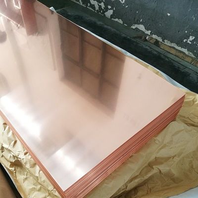 22-25MPa Copper Sheet 99.99 Pure Copper Sheet Professional for Water Tube Applications
