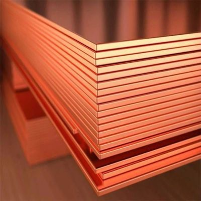High Ts MPa 22-25 Red Copper Plate with 99.99% Purity and Melting Point 1083 ordm