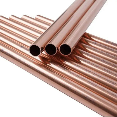 Stock Copper Pipe Seamless Copper Tube for Air Conditioner and Refrigeration Equipment