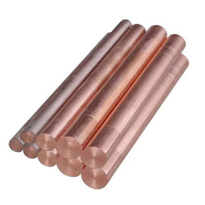C1100 T2 Copper Rod Bar 99.9% 99.5% Brass Material Round Bar for Customized Needs
