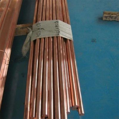 Adequate Stock C11000 Pure Copper Bar Copper Rod 45-50 Elongation 35-45 Hardness