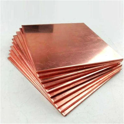 Red BYAS-121 1.2mm Cu ETP High Conductivity Pure Copper C10100 Cw004A Sheet Plate