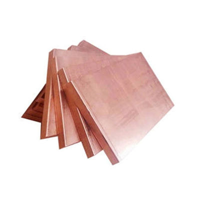 Copper Plate 0.5mm 1mm Thick Polished Surface C1100 Silver Plated Sheet for Electrolytic