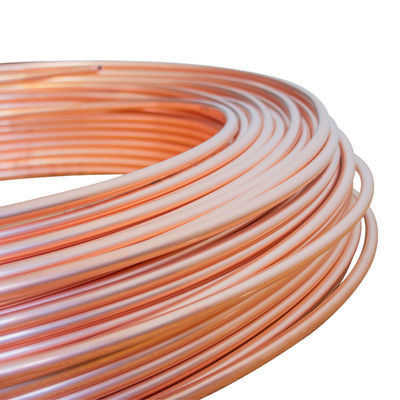 40% Elongation Pure Copper Pancake Coil Capillary Tube 0.3mm-80mm 2mm-610mm Customize