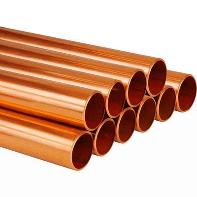 Red Copper 1/4" Tube for Air Conditioning Copper Pipe C2680 Brass Pipe 8mm Brass Tube