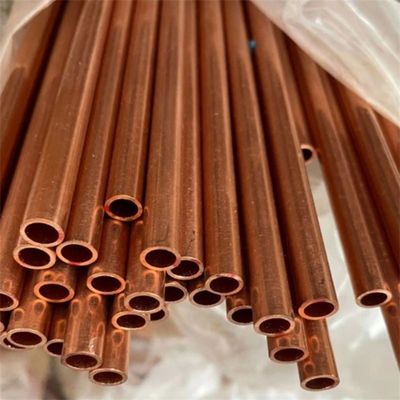 Sample Metal Seamless Tube Straight Pipe /Copper Pipe Od 1/2" 3/4" Copper Round Tubes
