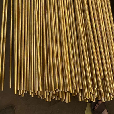 Brass Round Tube 20mm 25mm 3/8 H80 C26000 Cuzn30 Copper Pipe for Industrial Machinery