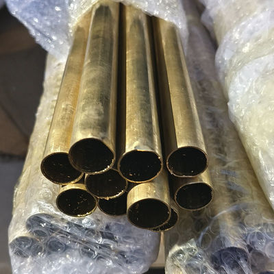 Brass Round Tube 20mm 25mm 3/8 H80 C26000 Cuzn30 Copper Pipe for Industrial Machinery